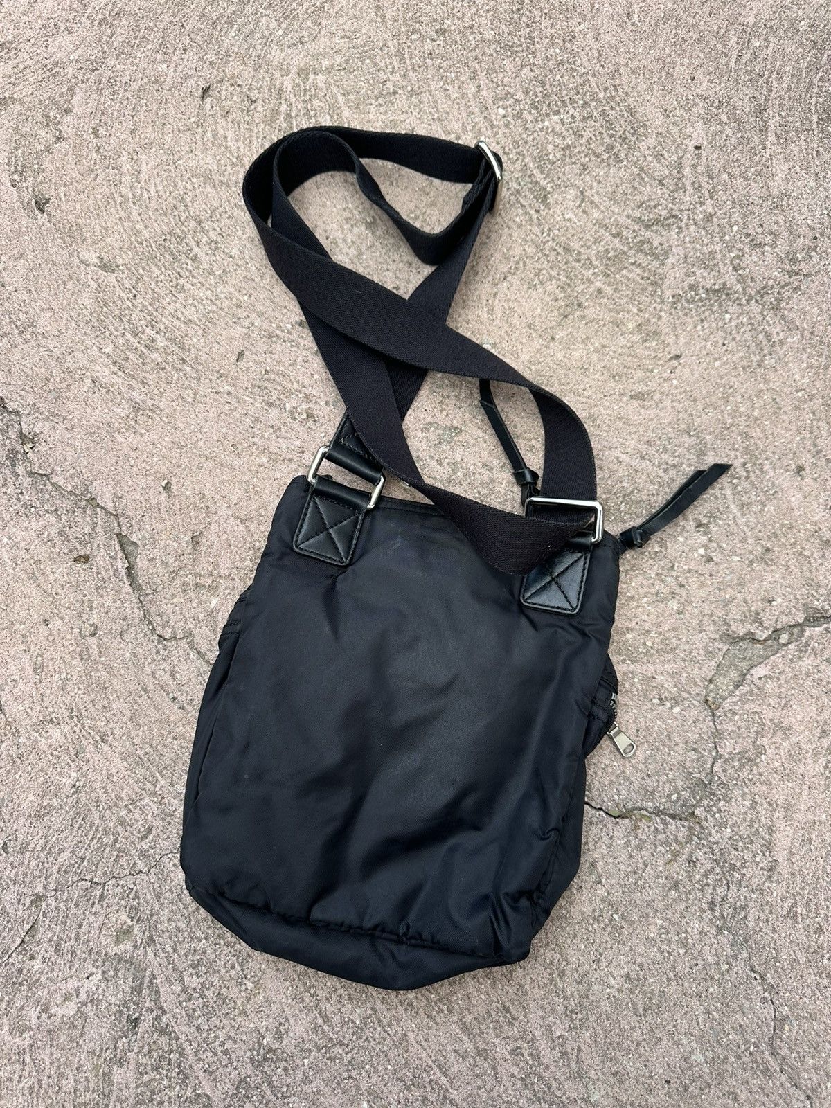 Dolce & Gabbana Dolce&Gabbana Nylon Leather Black Bag Size ONE SIZE - 4 Thumbnail