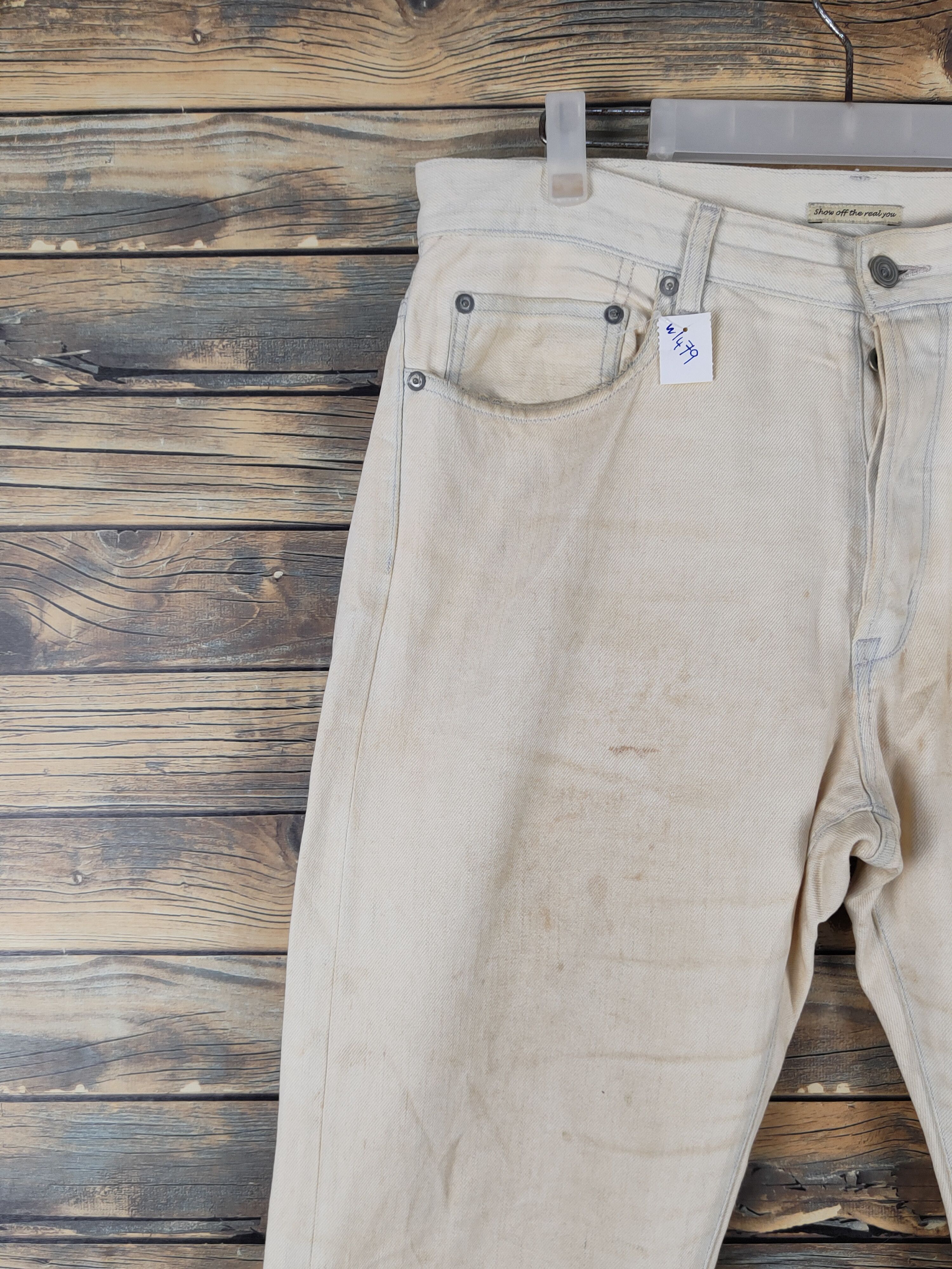 Journal Standard Journal Standard Faded Distressed Ripped Jeans #W1479 Size US 34 / EU 50 - 3 Thumbnail