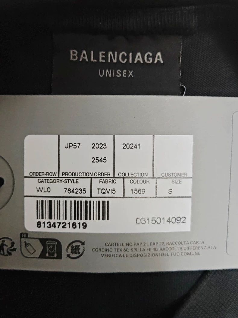 Balenciaga Balenciaga 24ss dissipates coke splashing ink to make old s Size US S / EU 44-46 / 1 - 4 Thumbnail