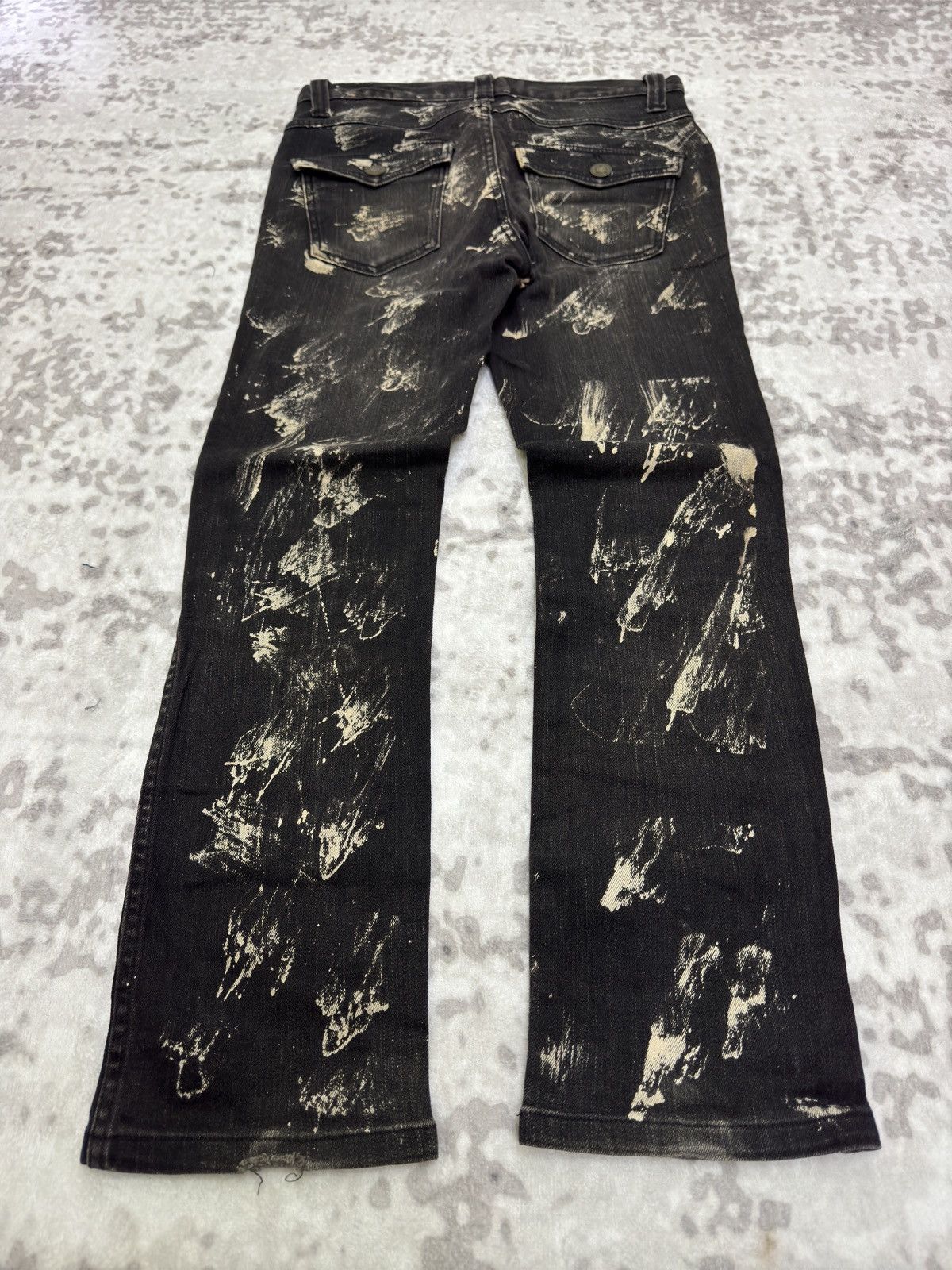 Uniqlo UNIQLO Zipper Acid Wash Jeans Size US 29 - 2 Thumbnail