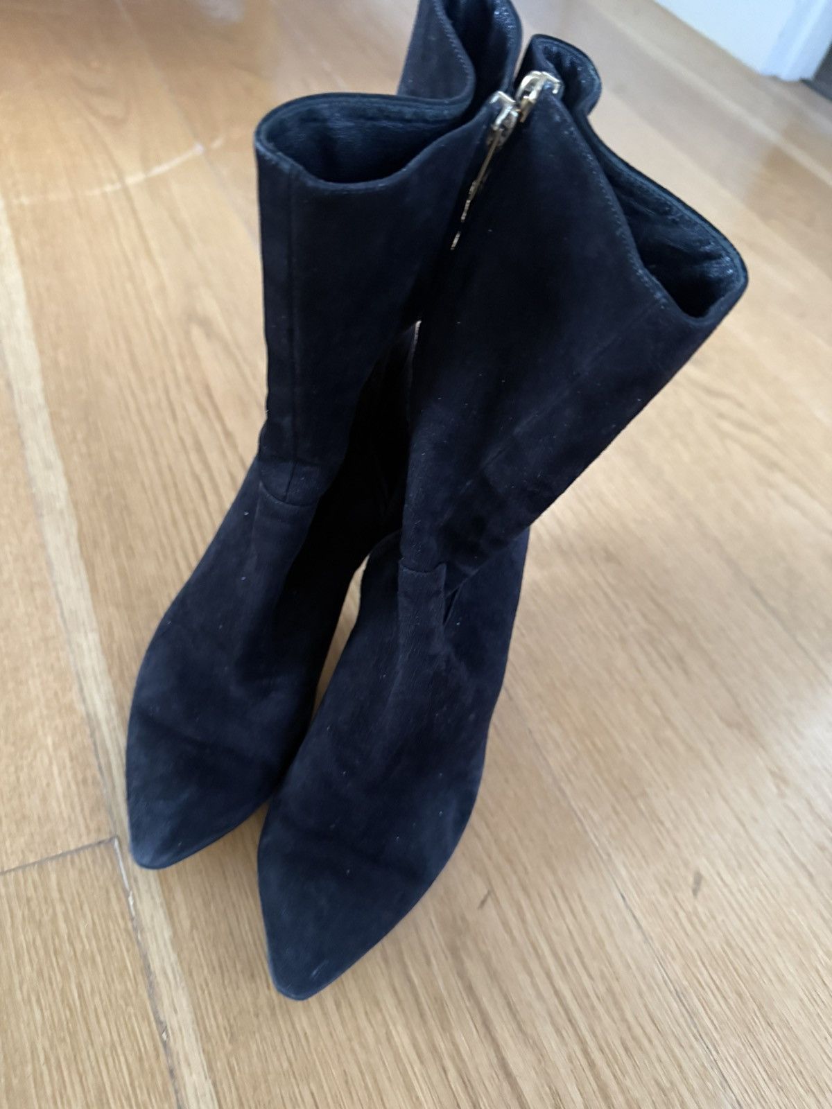 Yves Saint Laurent Yves Saint Laurent Suede heel boots Size US 11 / IT 41 - 3 Thumbnail