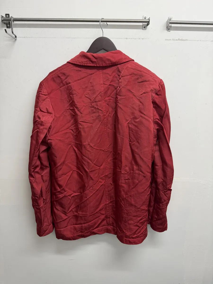 Comme des Garcons AW1998 Comme des Garçons Homme Plus Red Contemporary Pleated Blazer Jacket Size US M / EU 48-50 / 2 - 6 Thumbnail