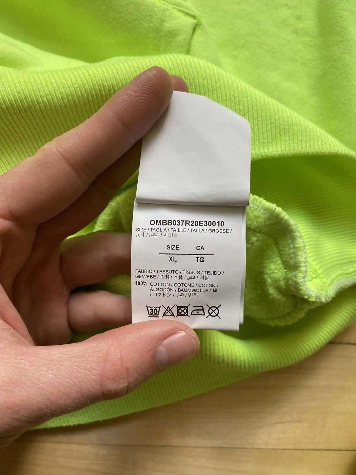 Off-White Off-white hoodie rationalism Size US XL / EU 56 / 4 - 14 Thumbnail