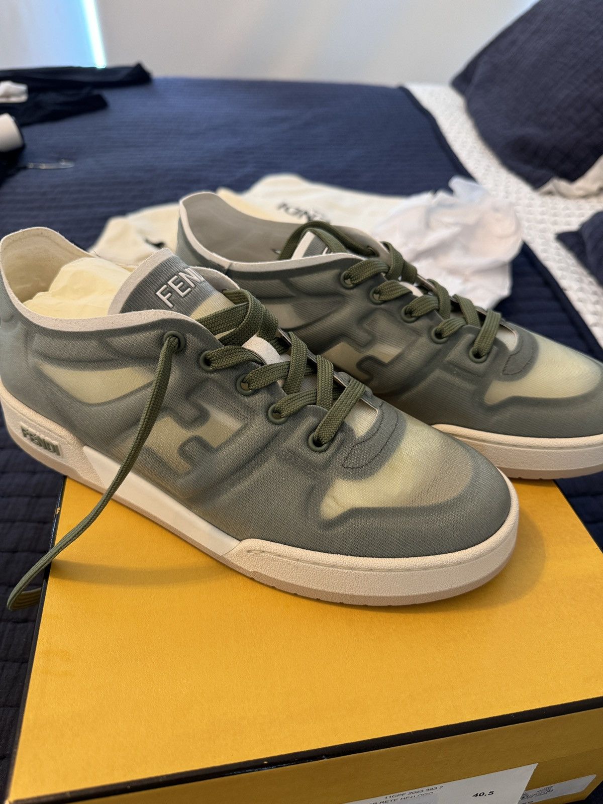 Fendi Fendi Mesh Sneakers Size US 10.5 / IT 40.5 - 4 Thumbnail