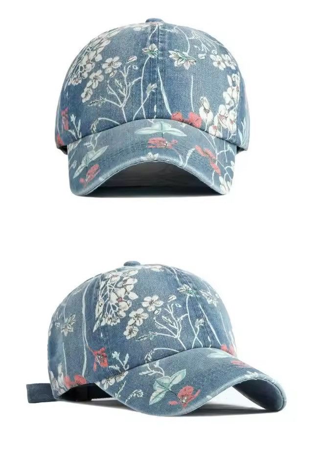 Japanese Brand Floral Baseball Cap Size ONE SIZE - 2 Thumbnail
