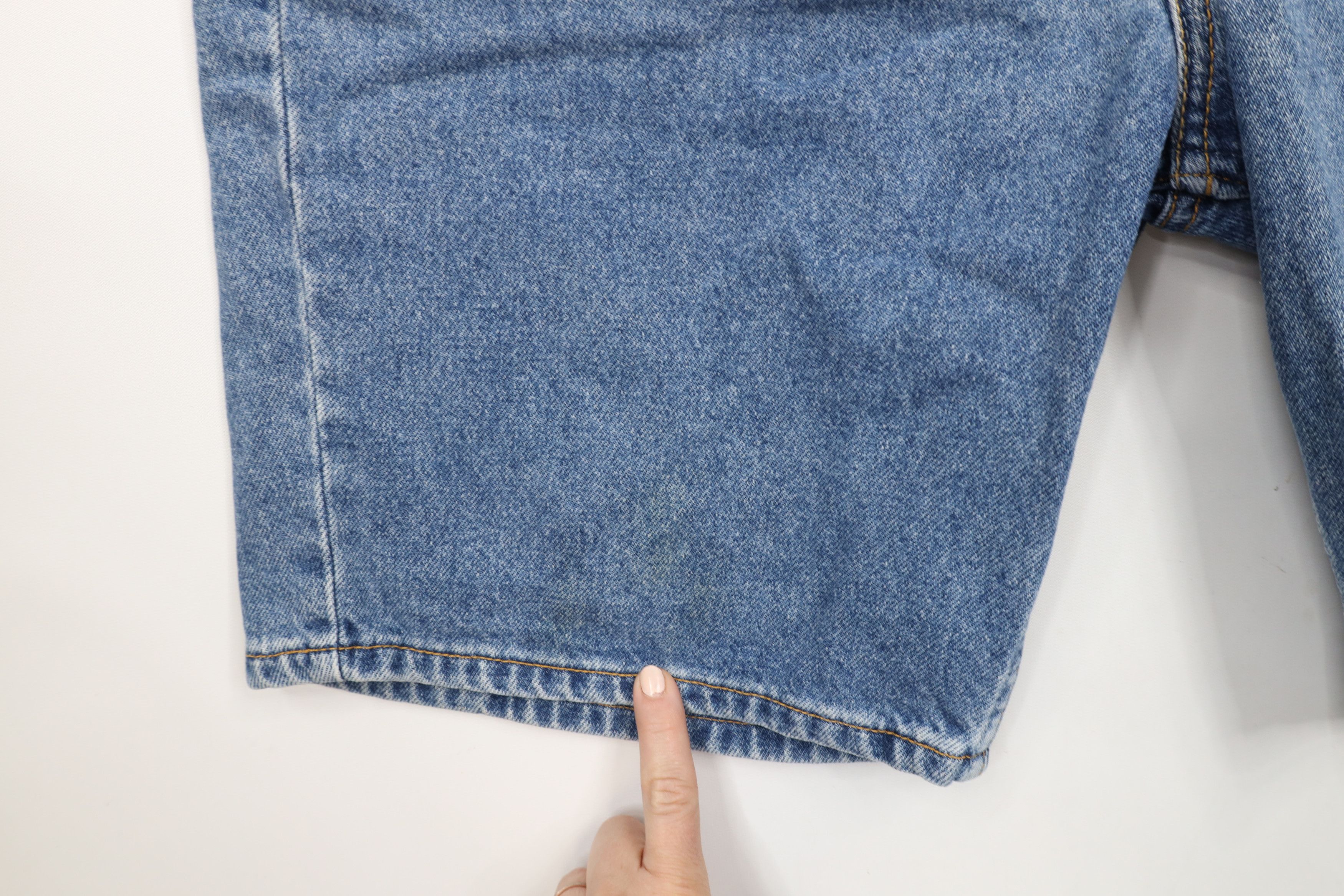 Levi's × Vintage Vintage Y2K 2002 Levis 505 Denim Jean Shorts Jorts Blue Size US 40 / EU 56 - 5 Thumbnail