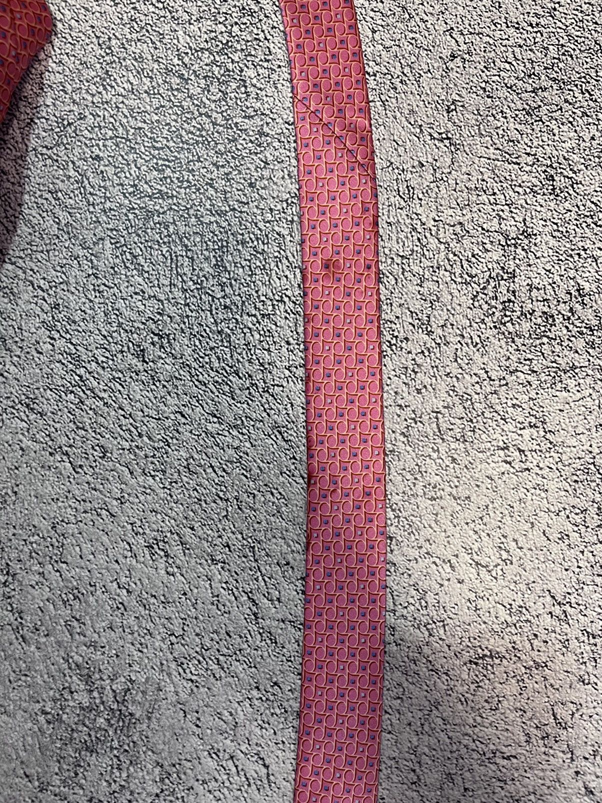 Lanvin Lanvin Paris Men’s Tie 100% Silk Pink Made In France Size ONE SIZE - 10 Thumbnail