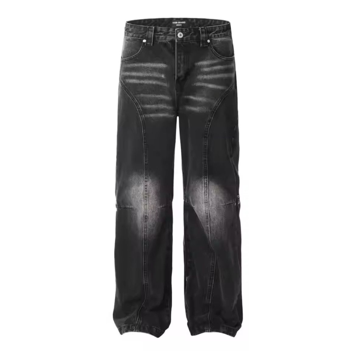 Jean × Vintage straight leg washed denim jeans Size US 30 / EU 46 - 4 Thumbnail