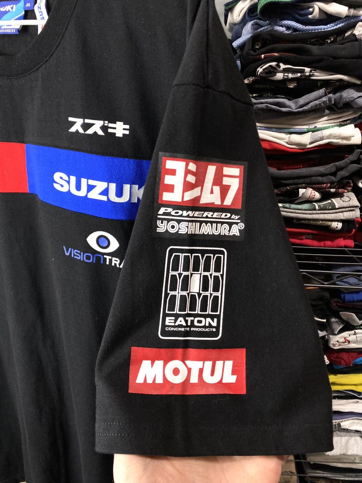 Honda Rare! 2000’s Vintage Suzuki Racing T Shirt Honda Yamaha BMW Size US XL / EU 56 / 4 - 6 Thumbnail
