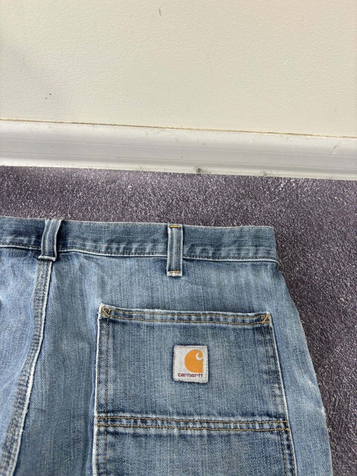 Carhartt Vintage Carhartt Y2K Relaxed Fit Faded Workwear Denim Jeans Size US 36 / EU 52 - 7 Thumbnail