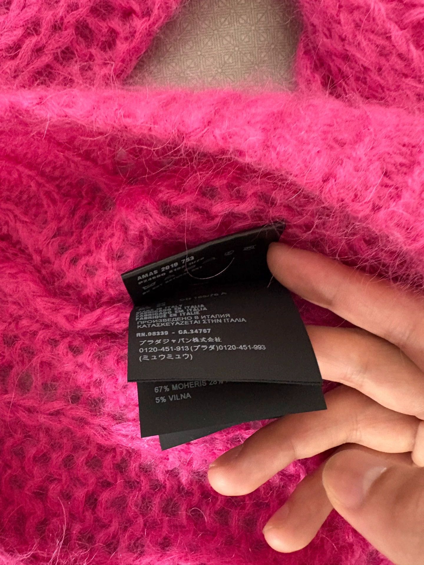 Prada Prada Runway Pink Knit Sweater Frankenstein Season Size XS / US 0-2 / IT 36-38 - 6 Thumbnail