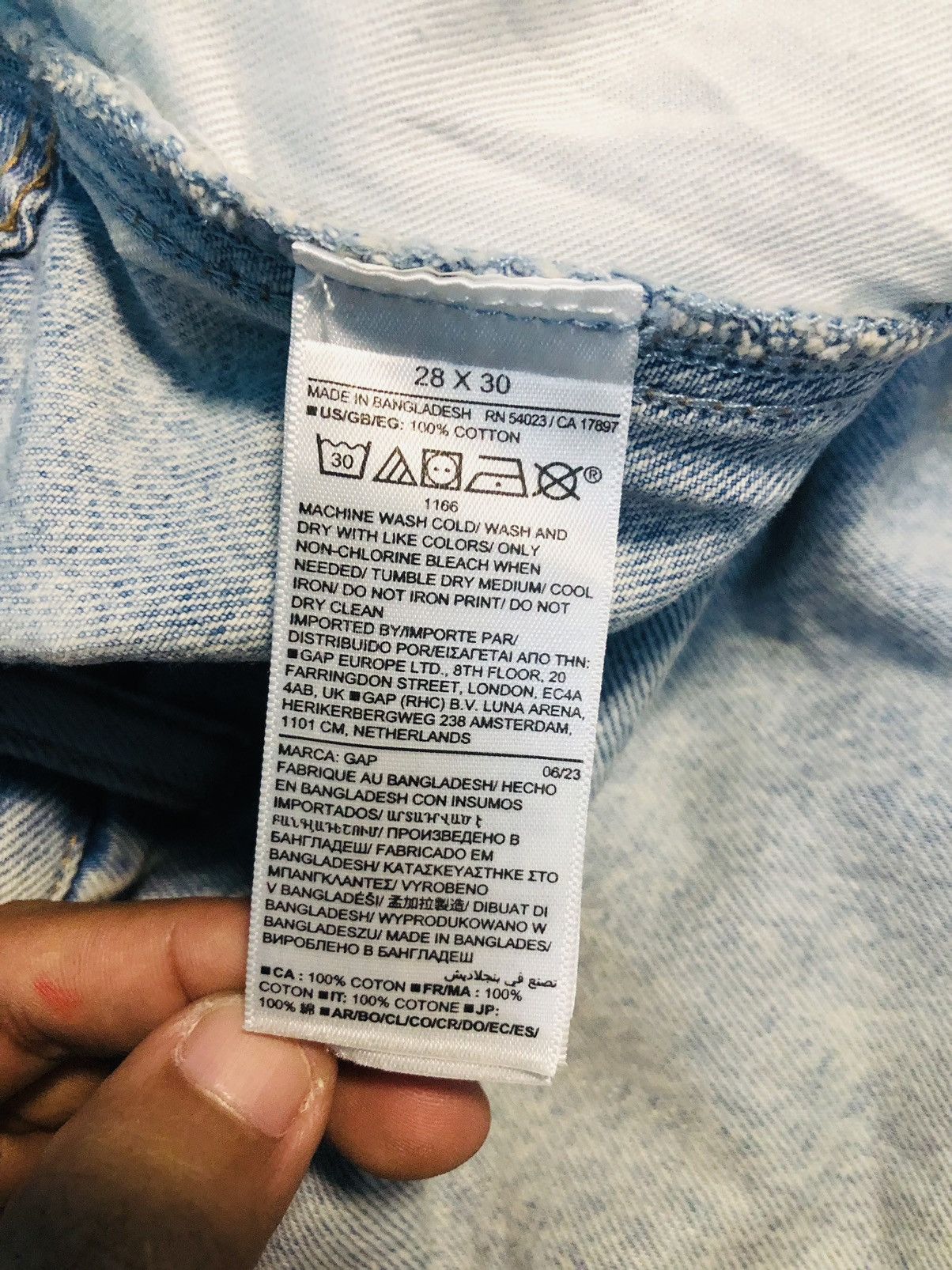 Gap × Jean × Vintage Gap Jeans Vintage (10) Size US 29 - 11 Thumbnail