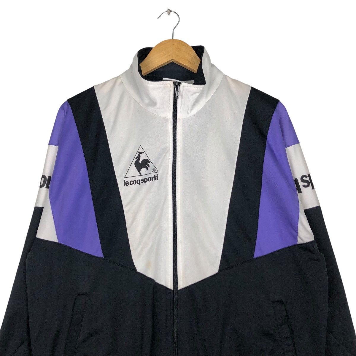 Japanese Brand × Le Coq Sportif Vintage Le Coq Sportif Vintage Jacket Running Wear 90s Size US M / EU 48-50 / 2 - 2 Thumbnail