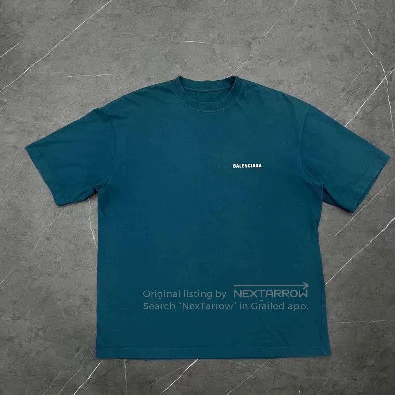Balenciaga Balenciaga embroidered logo short-sleeve T-shirt size S. Size US S / EU 44-46 / 1 - 1 Thumbnail