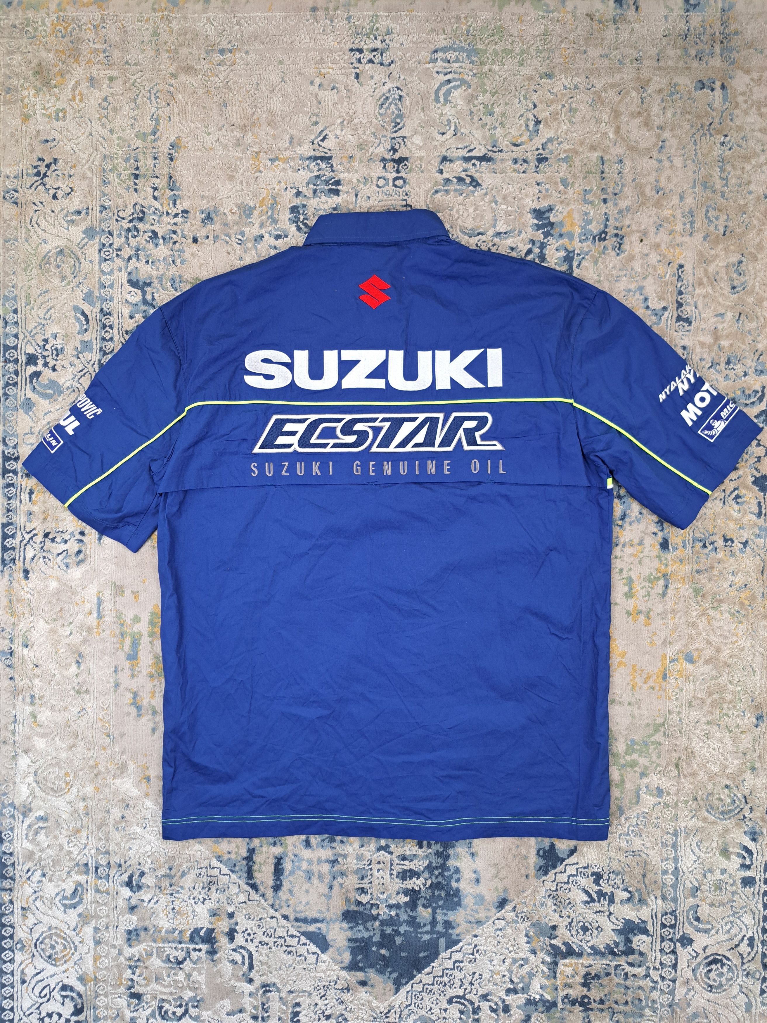 Vintage Vintage y2k Suzuki Racing Team Button Up Shirt Moto Size US XL / EU 56 / 4 - 3 Thumbnail