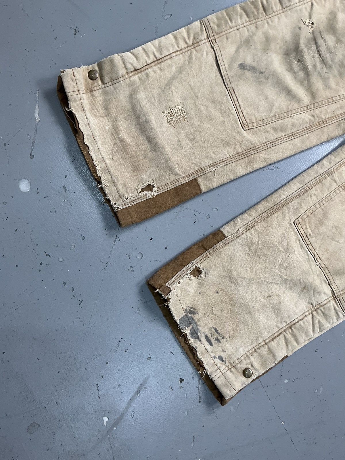 Carhartt Vintage sunfade Carhartt blanket line double knee denim Size US 34 / EU 50 - 5 Thumbnail