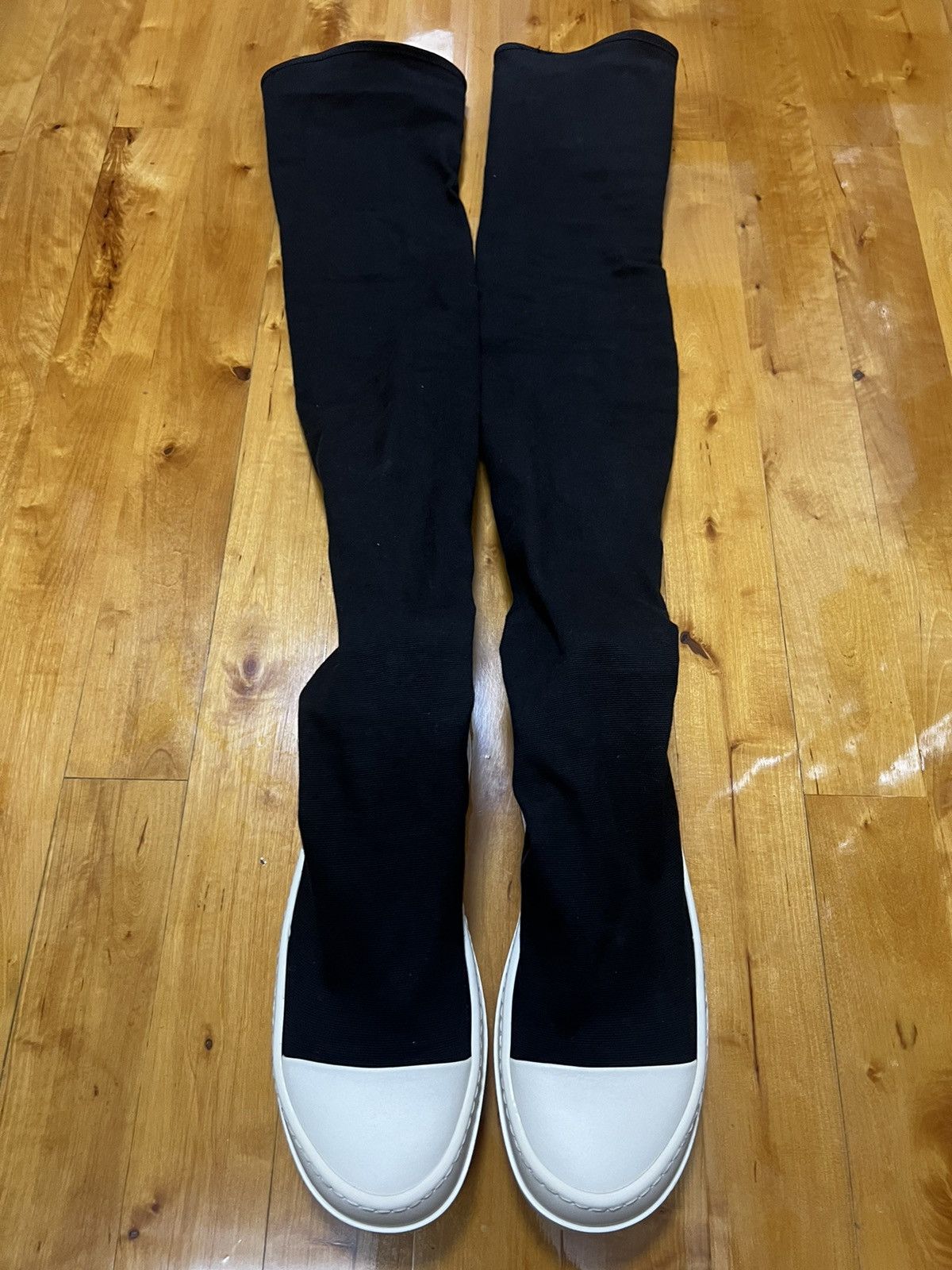 Rick Owens Drkshdw Rick owens thigh high stocking ramones sz36 Size US 6 / IT 36 - 1 Thumbnail