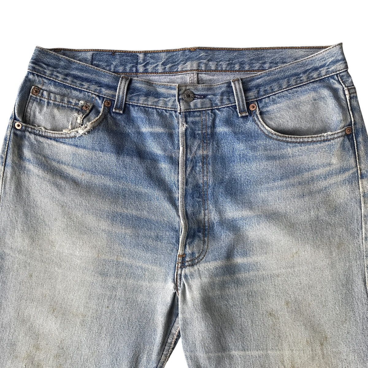Levi's Levi’s Strauss Lot. 501 Vintage 90s USA Distressed Denim Size US 35 - 3 Thumbnail