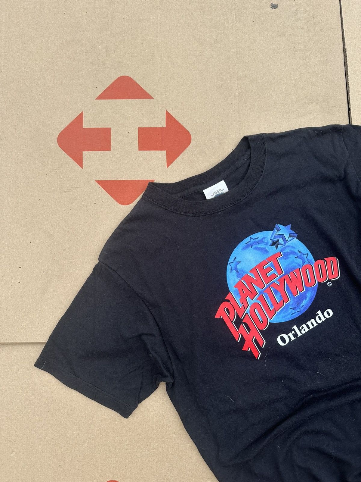 Band Tees × Planet Hollywood × Vintage Vintage Planet Hollywood Orlando Tee USA 90s Single Stitch Size US M / EU 48-50 / 2 - 3 Thumbnail