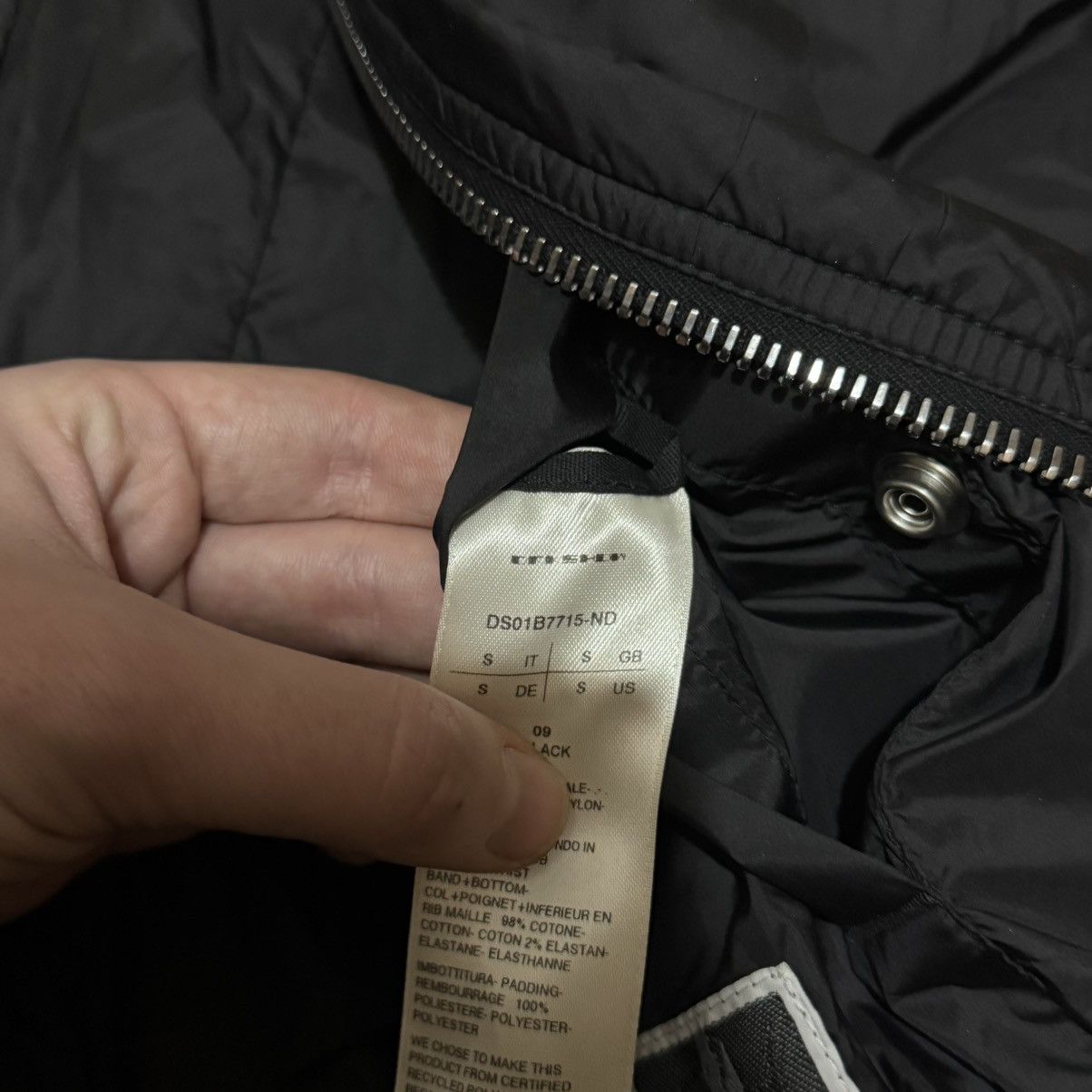 Rick Owens F/W 2022 Rick owens drkshdw padded shoulders bomber jacket Size US S / EU 44-46 / 1 - 7 Thumbnail