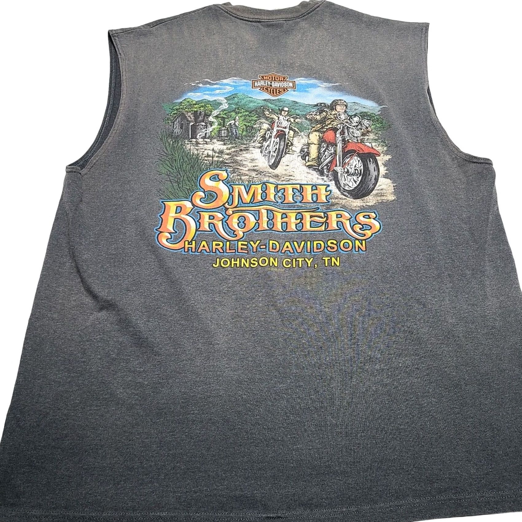 Harley Davidson VINTAGE Harley-Davidson Tank T-Shirt Size XL Faded Sleeveless Smiths Brothers Tennessee Size US XL / EU 56 / 4 - 2 Thumbnail
