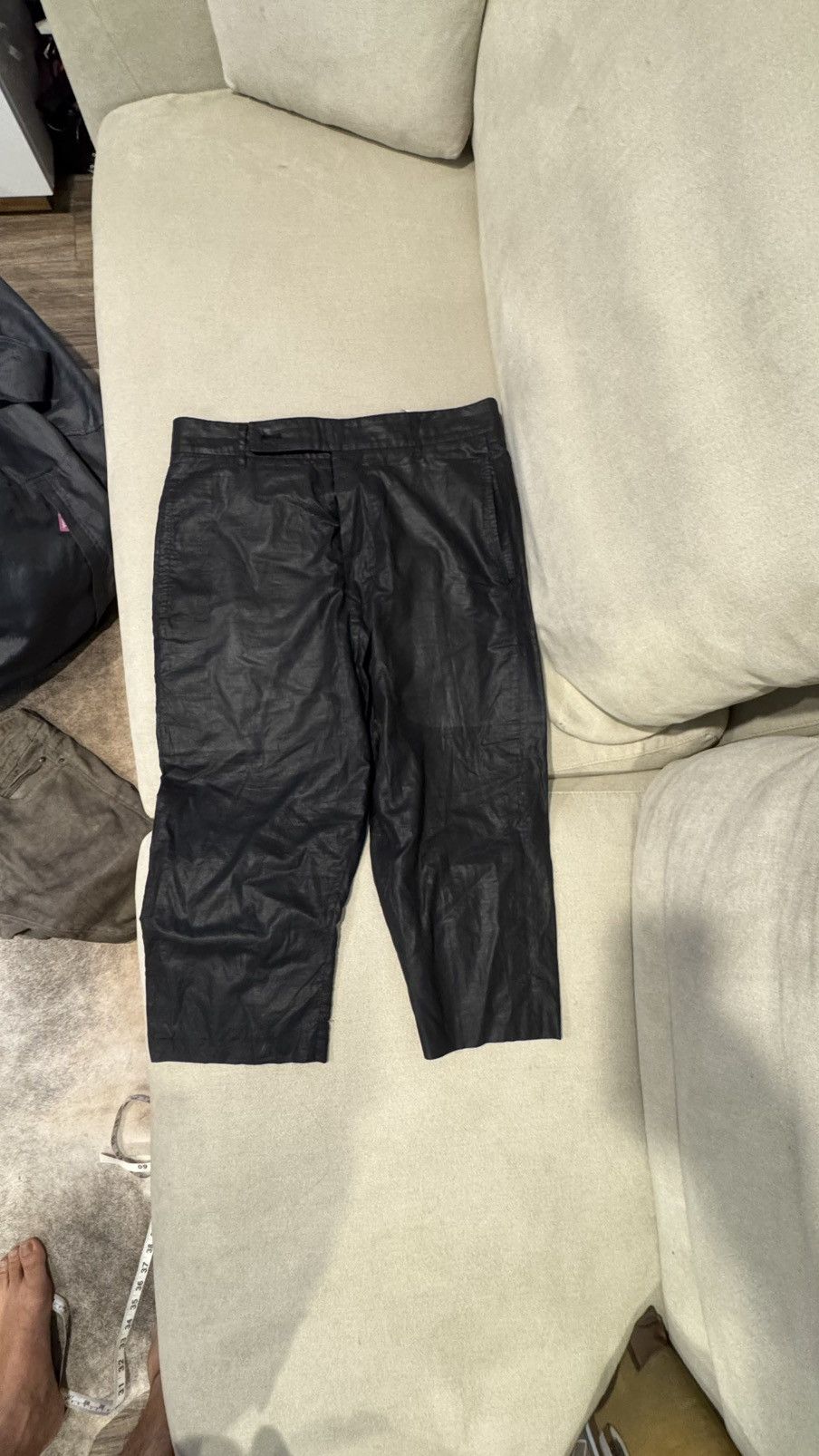 Rick Owens RICK OWENS runway cropped pants MEDIUM Size US 32 / EU 48 - 1 Thumbnail