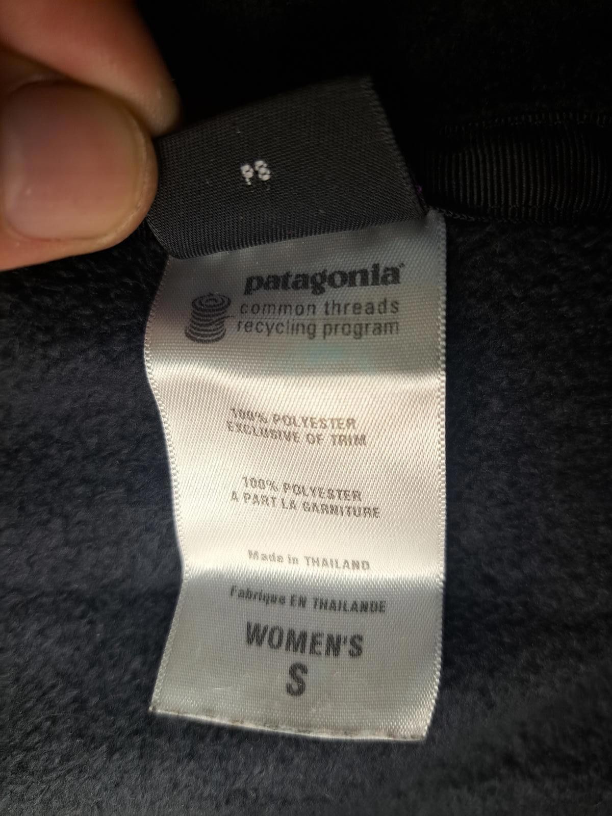 Patagonia VINTAGE Patagonia Fleece Hoodie Jacket Womens Small Black Size S / US 4 / IT 40 - 5 Thumbnail