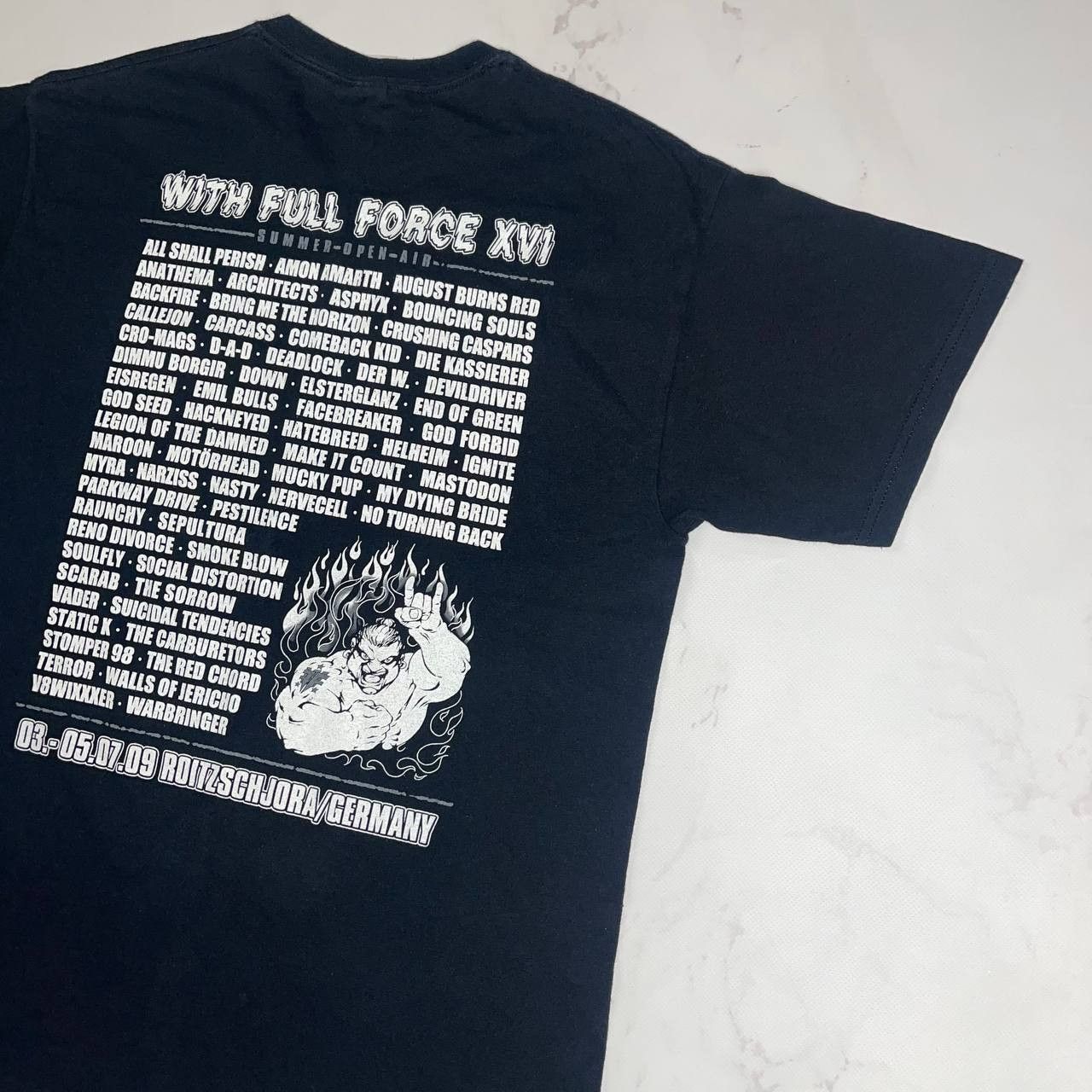 Vintage Band Tees × Vintage With Full Force Festival T-Shirt Sz M Size US M / EU 48-50 / 2 - 11 Thumbnail