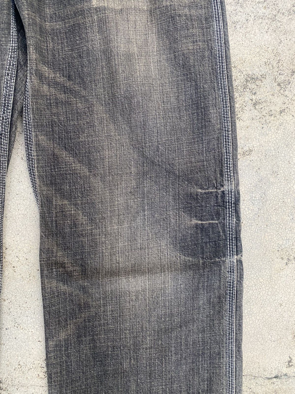 Edwin × Japanese Brand × Vintage Vintage y2k Edwin XV-S Faded Buckel Jeans Size US 33 - 8 Thumbnail