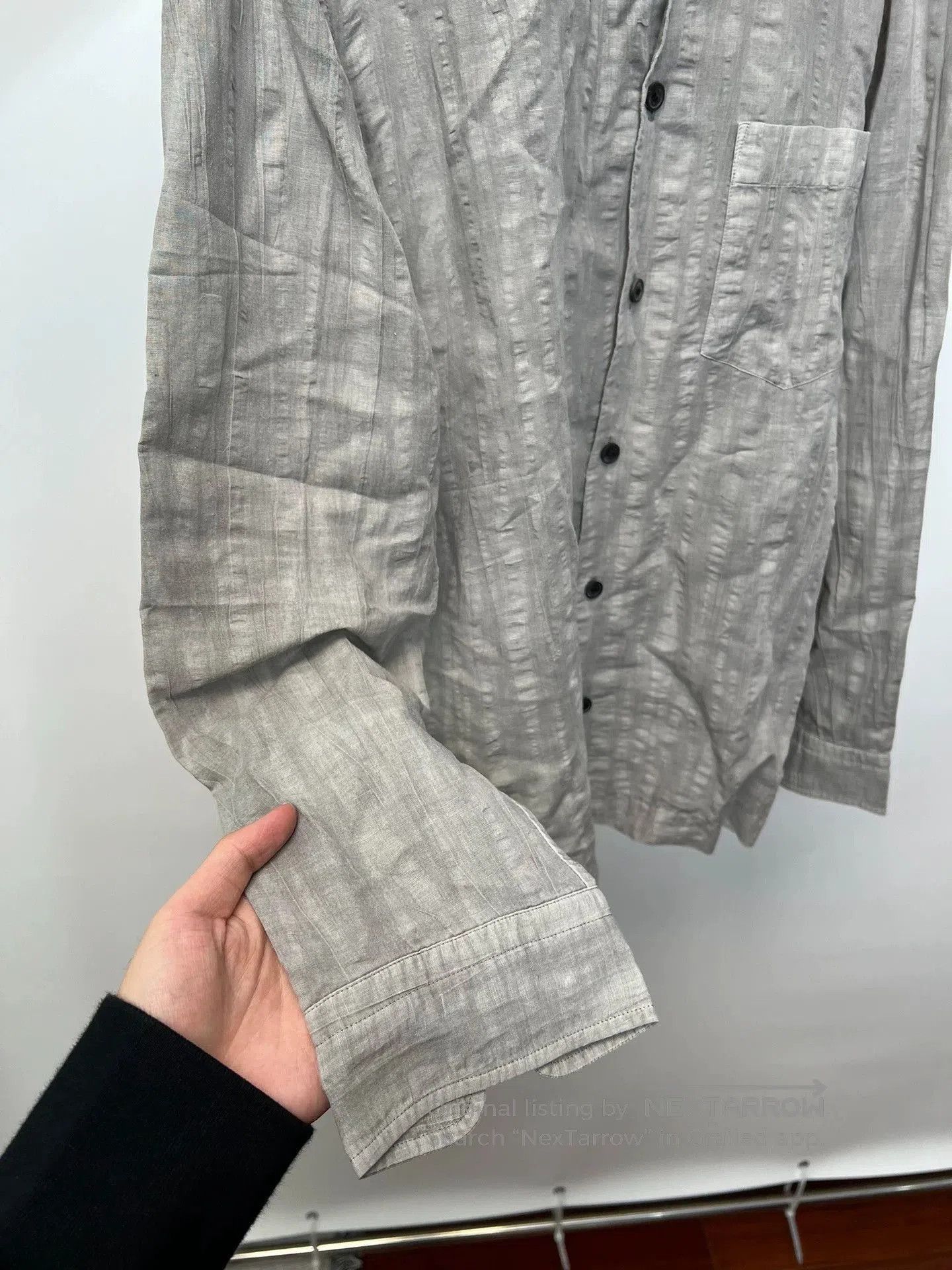 Issey Miyake Gray Long. Size US M / EU 48-50 / 2 - 4 Thumbnail