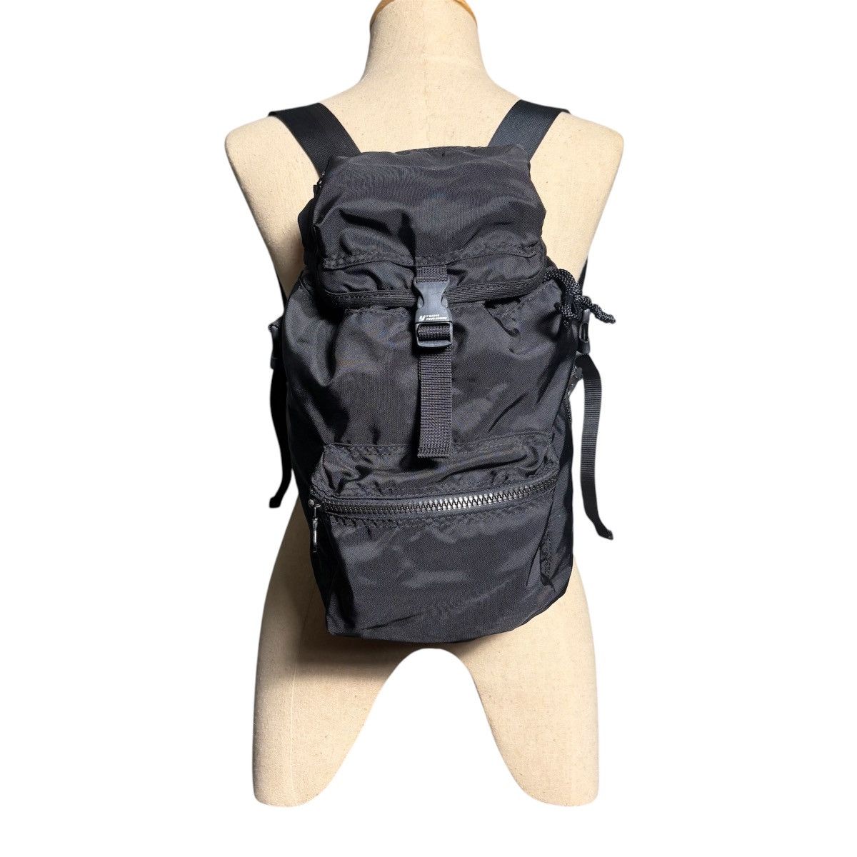 Y's × Yohji Yamamoto Yohji Yamamoto Y’saccs Pour Homme Black Nylon Backpack Size ONE SIZE - 1 Thumbnail