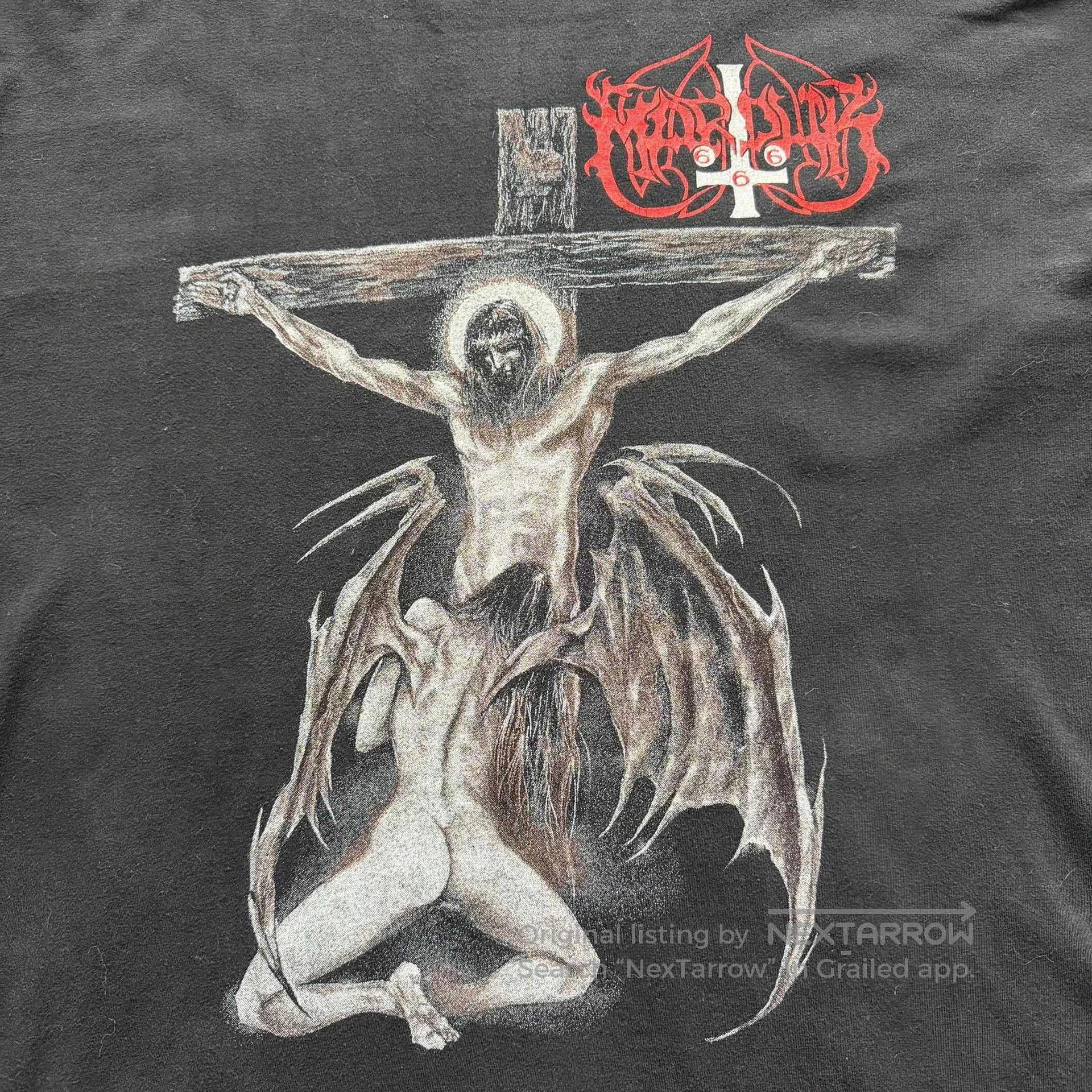 Vintage Vintage Marduk 90s Band Longsleeve. Size US M / EU 48-50 / 2 - 6 Thumbnail