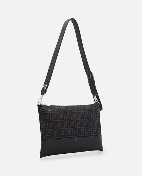 Fendi o1s1wg111224 Size: OS / Fabri Leather Bag in Black Size ONE SIZE - 2 Thumbnail