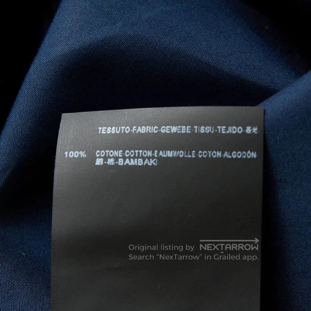 Saint Laurent Paris Saint Laurent Men's Dark Blue Minimalist Shirt. Size US M / EU 48-50 / 2 - 8 Thumbnail