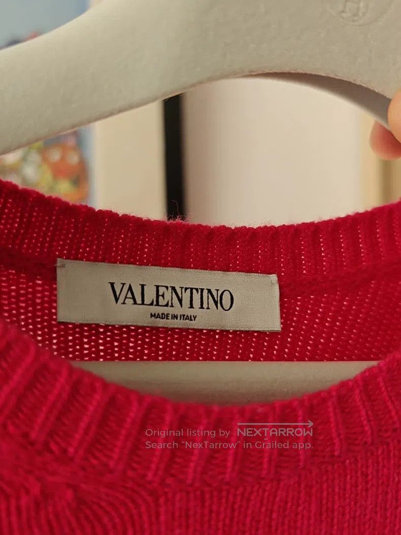 Valentino Valentino Red love sweater Size S / US 4 / IT 40 - 2 Thumbnail