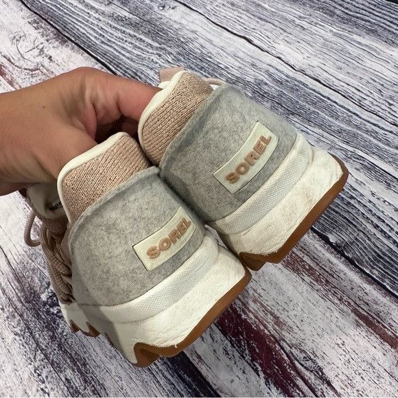 Sorel Sorel Pink/Gray Knit Sneakers Women’s Size 8.5 Grailed