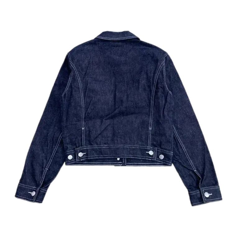agnes b. Vintage Agnes B Indigo Denim Jackeg Size US M / EU 48-50 / 2 - 7 Thumbnail