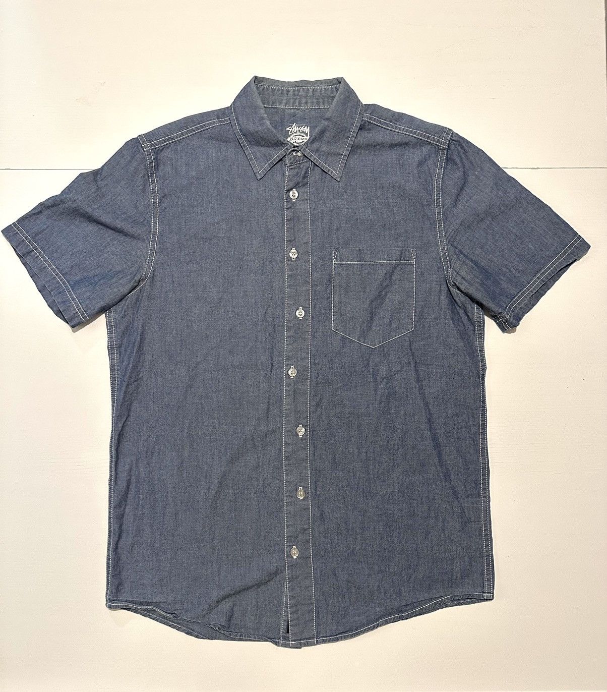 Stussy Stussy x Dickies Denim Shirt Size US S / EU 44-46 / 1 - 1 Thumbnail