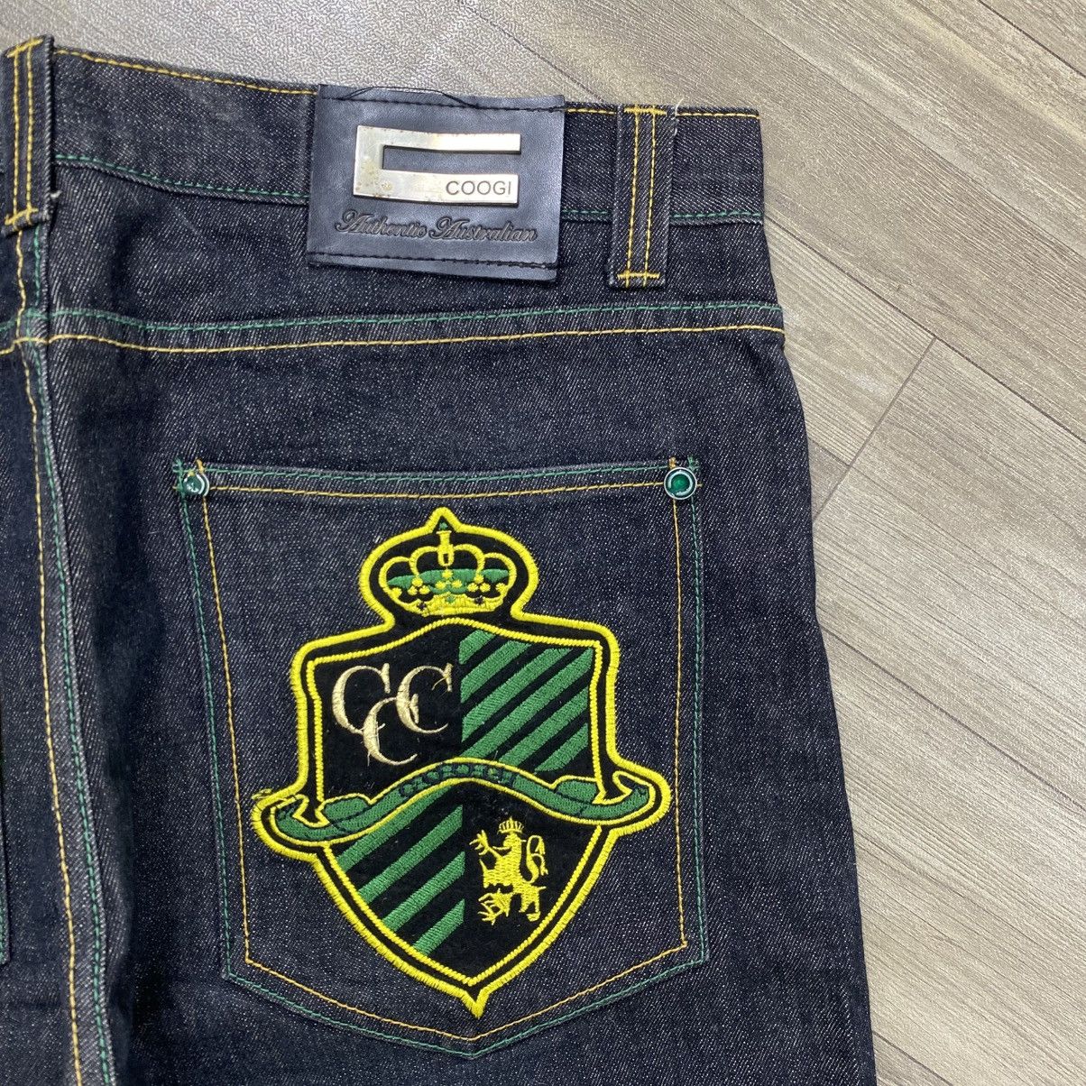 Coogi RARE Y2K Vintage Coogi Baggy Embroidered Jeans Size US 40 / EU 56 - 3 Thumbnail