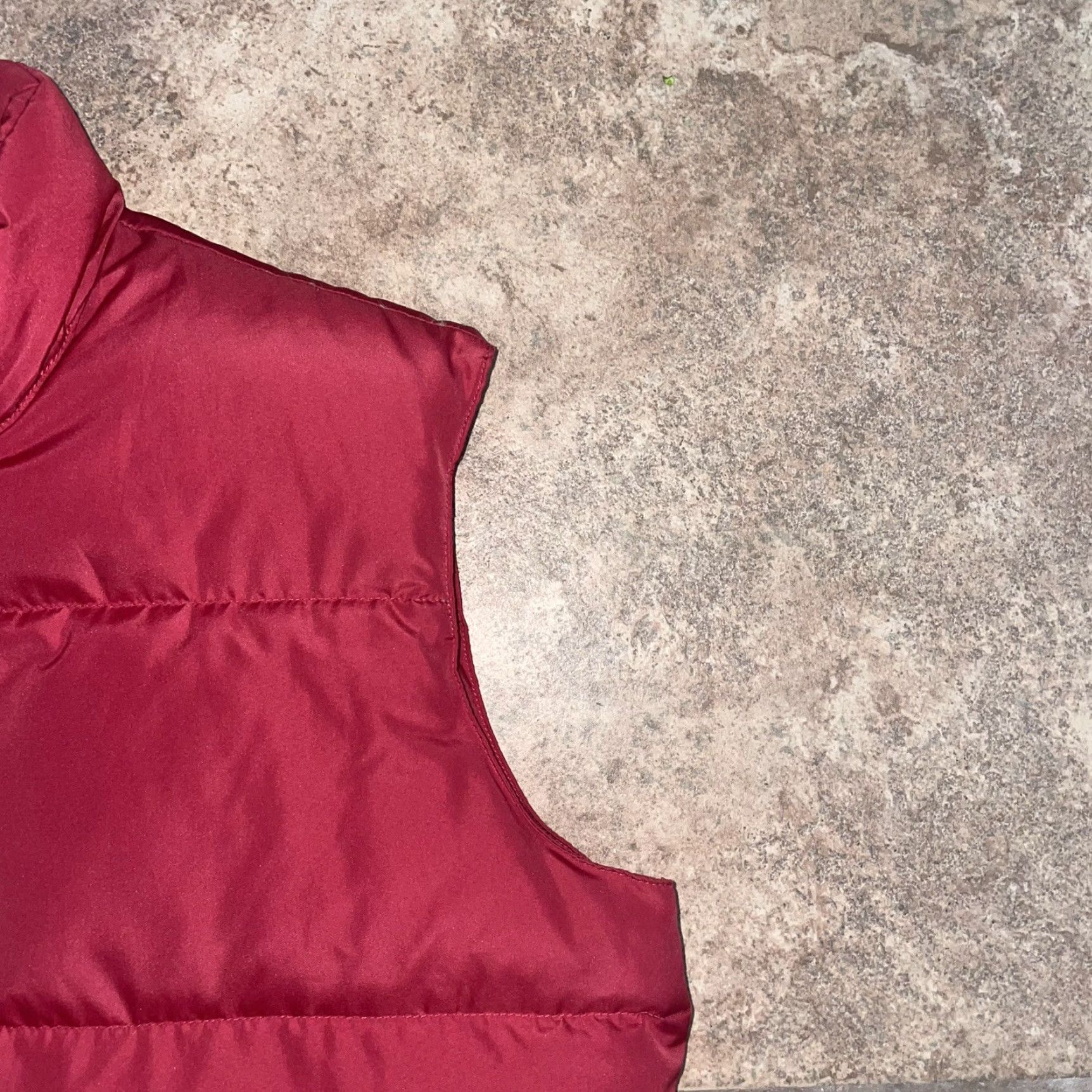 Vintage Cabela's Premier Northern Goose Down Puffer Vest Womens M Regular Red Pink Nylon Vest Size M / US 6-8 / IT 42-44 - 2 Thumbnail