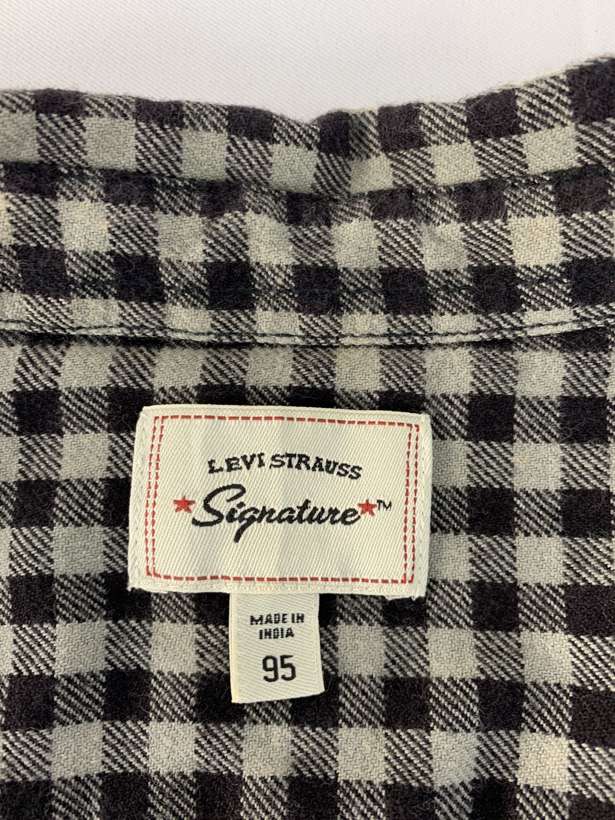 Levi's Levi’s Strauss Signature Flannel Mini Checked Button Up Size S / US 4 / IT 40 - 7 Thumbnail