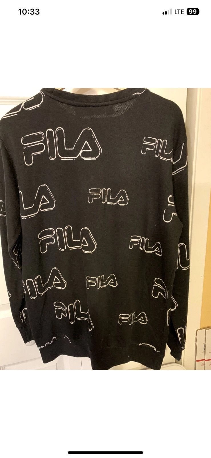 Fila Fila mens Sz M sweatshirt t shirt all over print Size US M / EU 48-50 / 2 - 6 Thumbnail