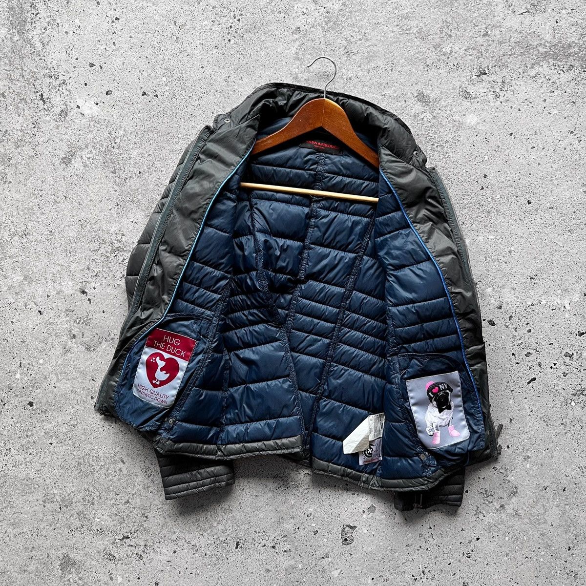 Designer × Other Frieda & Freddies New York Womens Gray Padded Quilted Jacket Size M / US 6-8 / IT 42-44 - 5 Thumbnail
