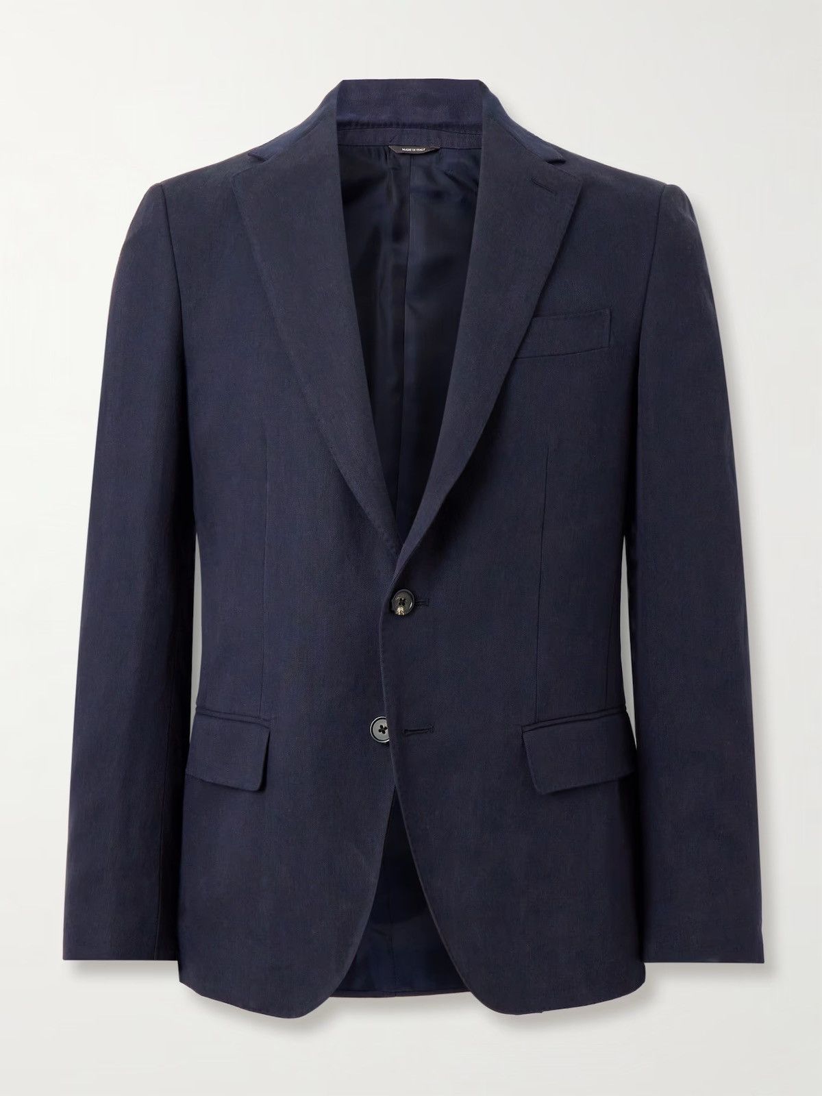 Loro Piana Loro Piana Navy Linen Torino Blazer Size 38R - 1 Thumbnail