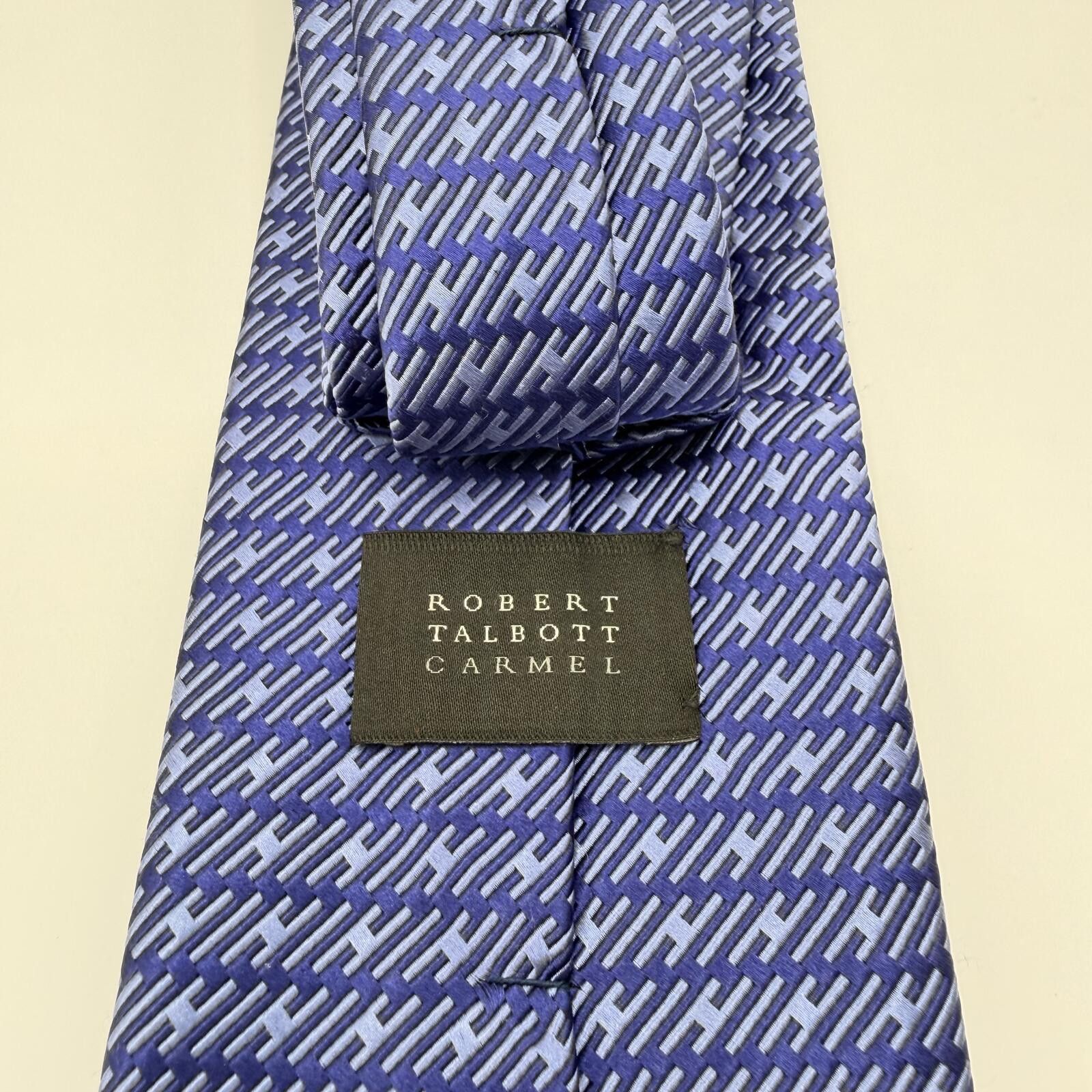 Robert Talbott Robert Talbott Tie Men's Blue Carmel Hand Sewn Size ONE SIZE - 3 Thumbnail