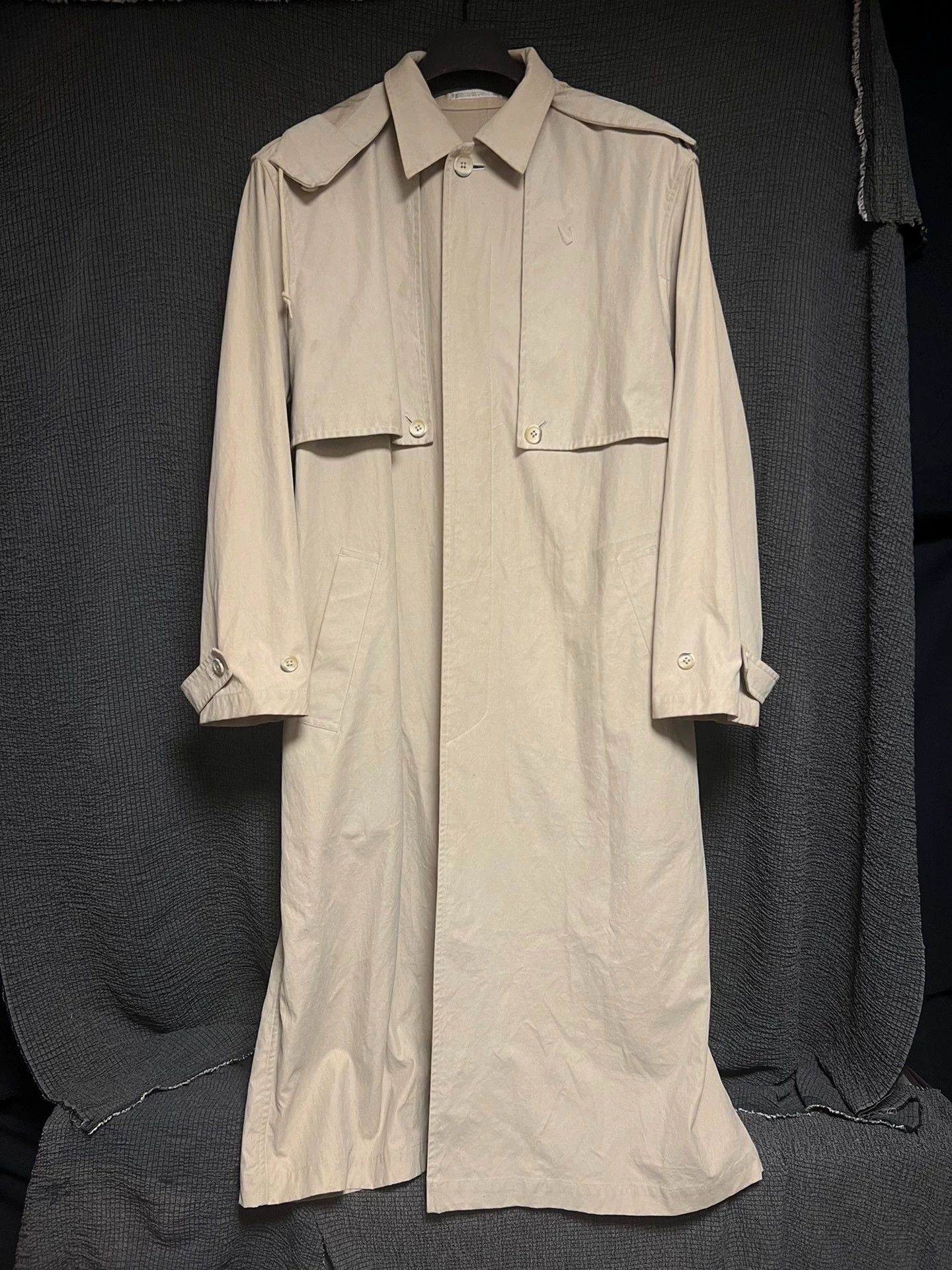 Yohji Yamamoto Yohji Yamamoto 80s Trench Coat Japanese Military Style Size US M / EU 48-50 / 2 - 1 Thumbnail