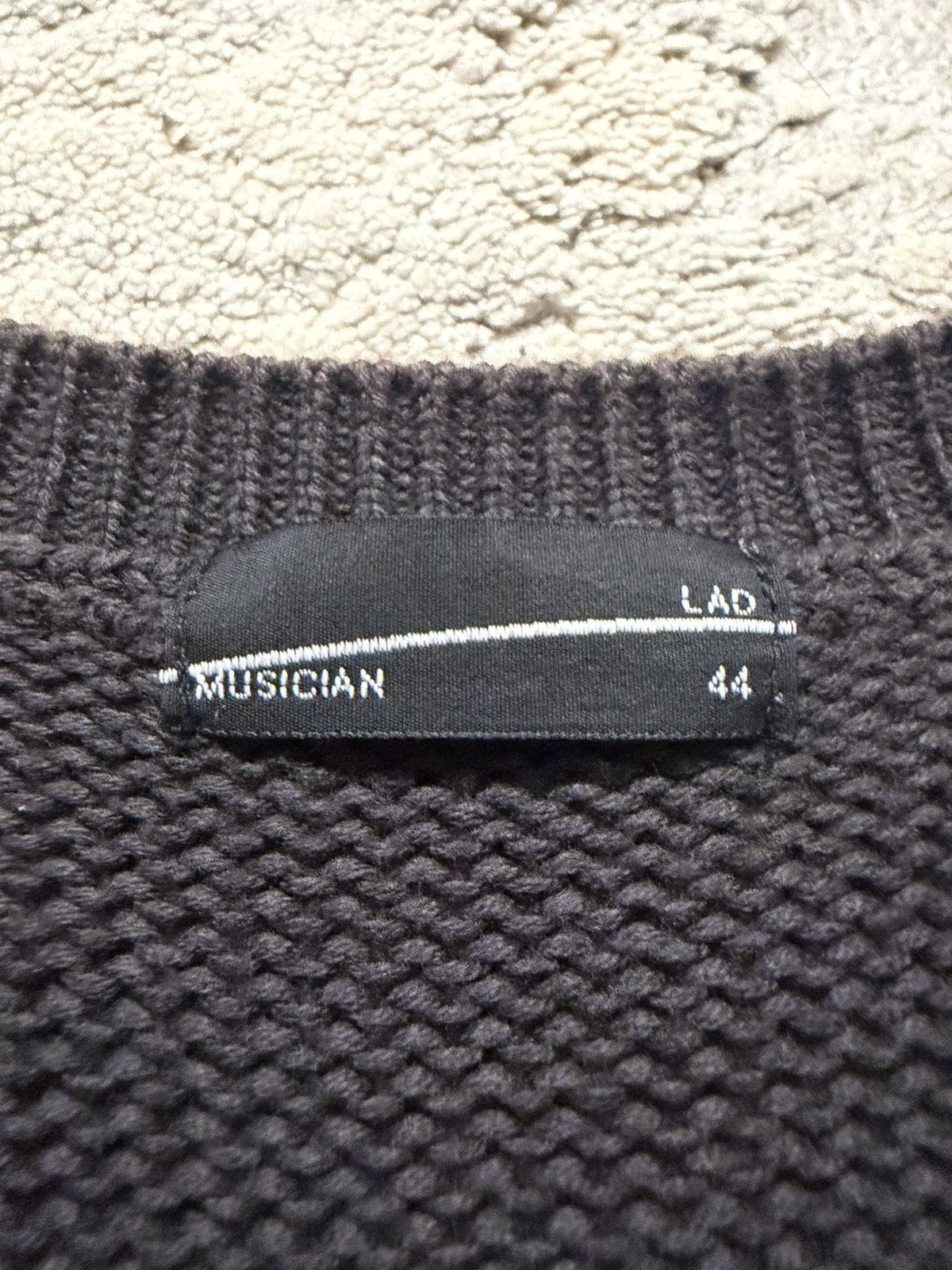 Lad Musician Striped Knit Long Sleeve Sweater Size US M / EU 48-50 / 2 - 2 Thumbnail