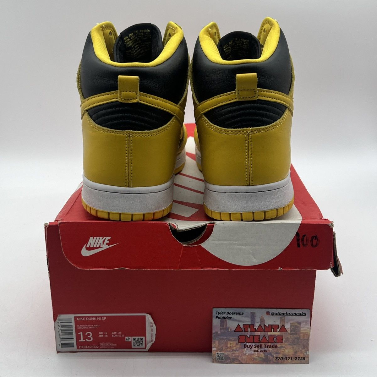 Nike Nike dunk high Iowa Size US 13 / EU 46 - 3 Thumbnail
