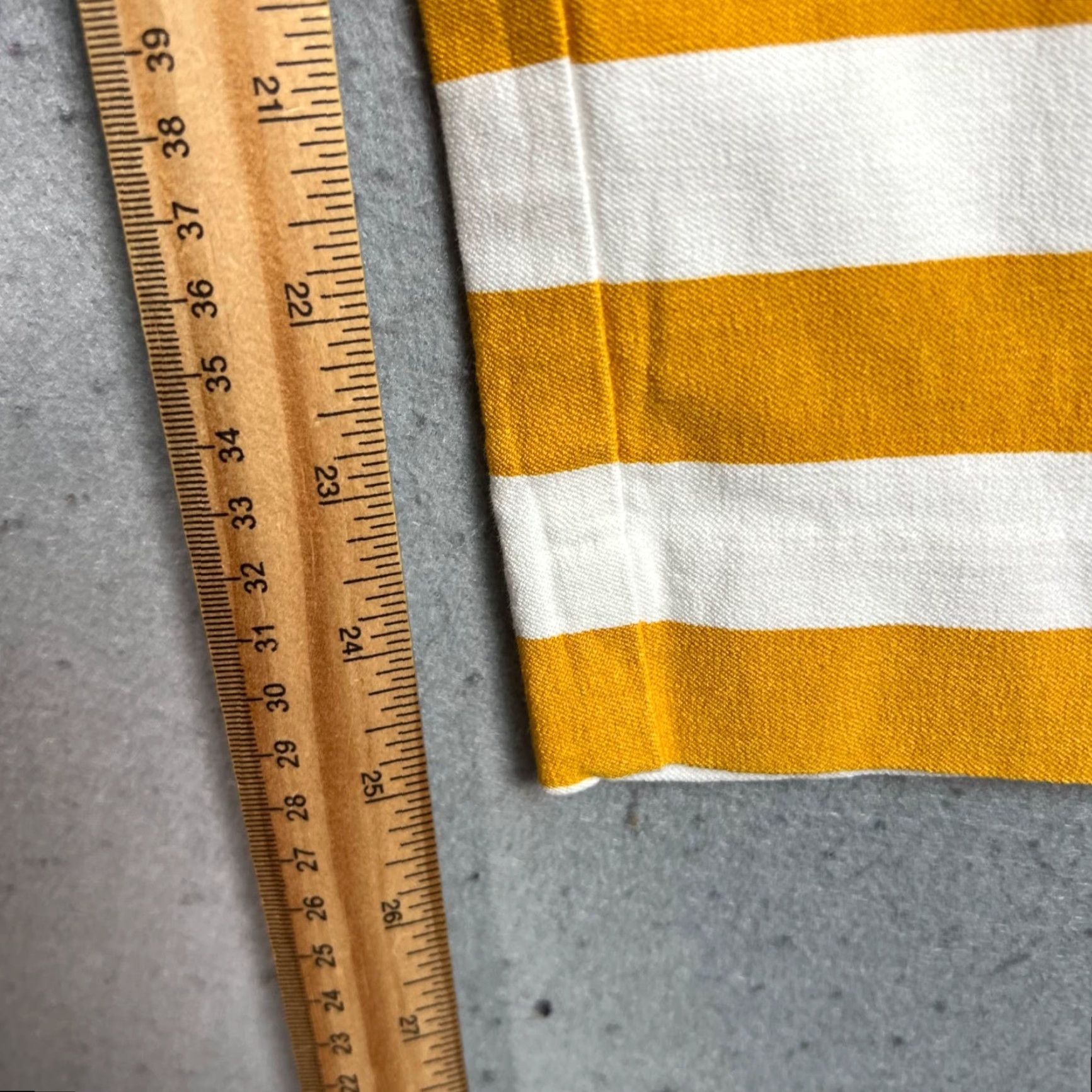 Vintage VINTAGE New York & Company Yellow & White Striped Stretch Pants Womens Size 4 Cropped Skinny Cotton Blend 26 in Inseam Womens Size 27" / US 4 / IT 40 - 7 Thumbnail