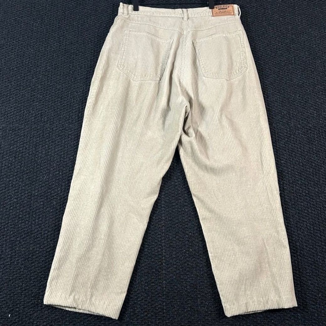 Vintage VINTAGE Woolrich Womens Pants Corduroy Beige High Rise Straight Leg 14 Khakis Jeans Style Populated by Pockets Size 36" / US 14 / IT 50 - 4 Thumbnail